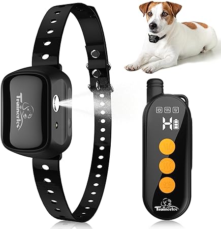 Citronella Bark Collar, 3 Modes Citronella Dog Collar with Remote Spray Vibration Beep Dog Training Collar No Shock Anti Bark Collar 500ft Range Spray Citronella Collars for Small Medium Large Dogs