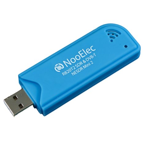 NooElec NESDR Mini 2 USB RTL-SDR and ADS-B Receiver Set RTL2832U and R820T2 Tuner MCX Input Low-Cost Software Defined Radio Compatible with Many SDR Software Packages ESD-Safe