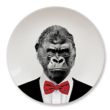 MUSTARD Ceramic Dinner Plate I Dishwasher safe I Dinnerware - Wild Dining Gorilla