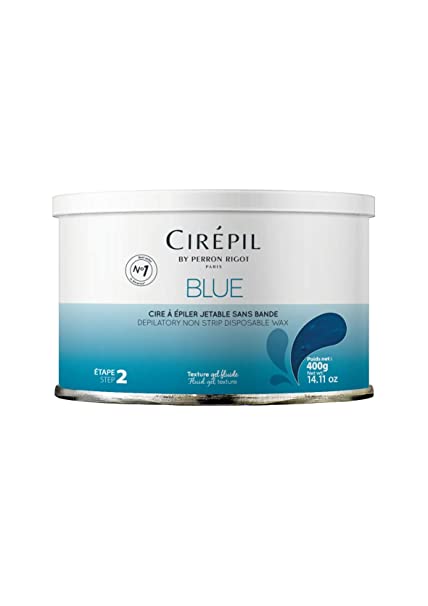 Cirepil The Original Blue Wax by Perron Rigot - Tin, 400g/14.11 oz. Solid Wax NOT Beads