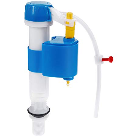 Rovtop Toilet Fill Valve with Adjustable Quick Shut Off and Perfect Flush Anti-Siphon