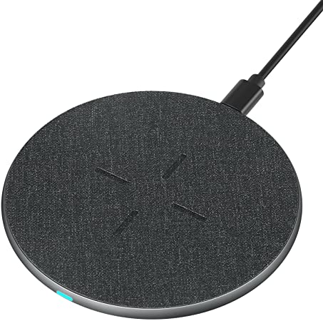 Wireless Charger for iPhone 13 Pro Max/12/11/Xs Max/XR/X/8 Plus/8,15W Max Fast Charging Pad for Samsung S21/S20/S10/S9/S8/S7 Note 9/8/Huawei P30 Pro,5W All Qi-enabled Phones AirPods Pro