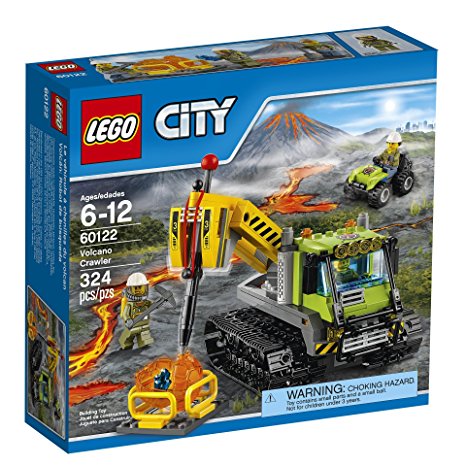 LEGO City Volcano Explorers 60122 Volcano Crawler Building Kit (324 Piece)