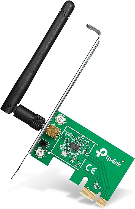 TP-Link Carte WiFi PC Adaptateur PCI Express (PCIe) N 150 Mbps, Compatible avec Windows 11/10/8.1/8/7/Vista/XP, TL-WN781ND