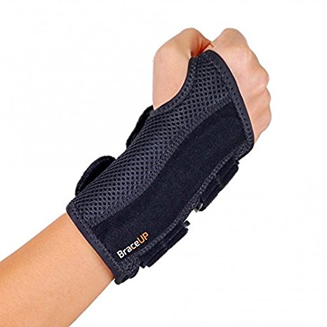 BraceUP Wrist Support Brace with Splints for Carpal Tunnel Arthritis