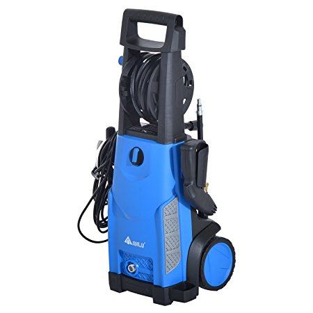 HomCom 1800 PSI 1.3 GPM Electric Pressure Washer Sprayer w/ Hose Reel