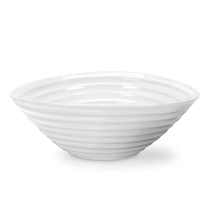 Portmeirion Sophie Conran White Cereal Bowl, 7.5"  Set of 4