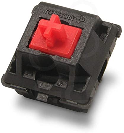 Cherry MX Red Key switches (10 Pcs)- MX1AG1NN | Plate Mounted | Linear Switch for Mechanical Keyboard- in Protective Box