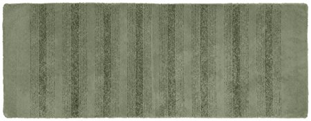 Garland Rug Essence Runner Nylon Washable Rug, 22-Inch by 60-Inch, Deep Fern