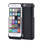 For iPhone 6S Battery Case 7000mAh Rechargeable External Protective Back Cover Charger with Stand for iPhone 6s and iPhone 6 47 Inch Black