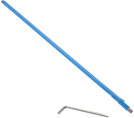 Timiy 16.3" Metal Guitar Adjustable Low-Profile Truss Rod Blue Plastic Coated for Electric Guitar