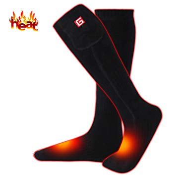 Electric Heated Socks for Men Thermal Socks Rechargeable Battery Foot Warmers Winter Ideal Presents for Men Women Perfect for Indoor Outdoor Sport Fishing/Hiking/Sleeping