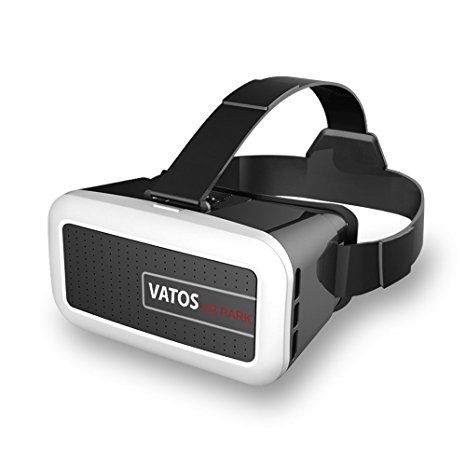 Vatos Vr Park V2 Virtual Reality 3d Glasses for 3d Video Games Headset for 4-6 Inch Smartphone (White)