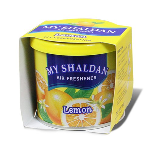 My Shaldan Japanese Car Cup-Holder Natural Air Freshener Cans (Lemon Scented)