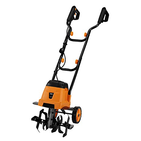 VonHaus 12.5 Inch 7 Amp Electric Garden Tiller & Cultivator