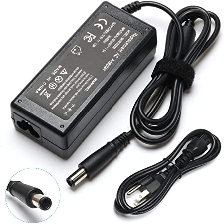 65W Laptop Adapter Charger Replace for HP 2000-2B19WM 2000-2D19WM 2000-2C29WM 2000-2D49WM 2000-2B09WM 2000-2A20NR Pavilion G4 G6 G7 DV4 DM4 DV5 DV6 DV7 G60 18.5V 3.5A Power Cord
