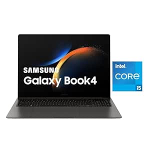 Samsung Galaxy Book4 (Gray, 16GB RAM, 512GB SSD) | 15.6" Full HD Screen | Intel Core i5 1335U Processor | Windows 11 Home | MS Office 2021 | Fingerprint Reader | Intel Iris XE Graphics | RJ45 LAN Port