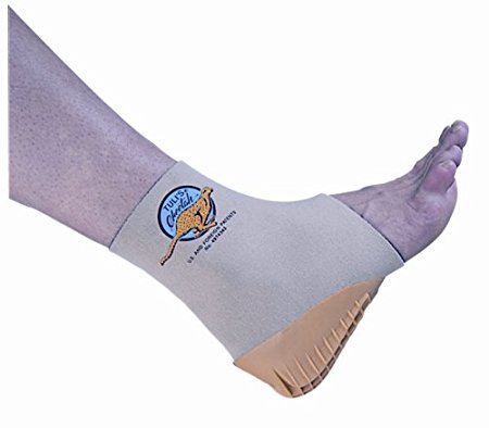 Tuli's Cheetah Heel Protector - Fitted Ankle Support for Gymnasts and Dancers - Large (9.5" - 10.5")