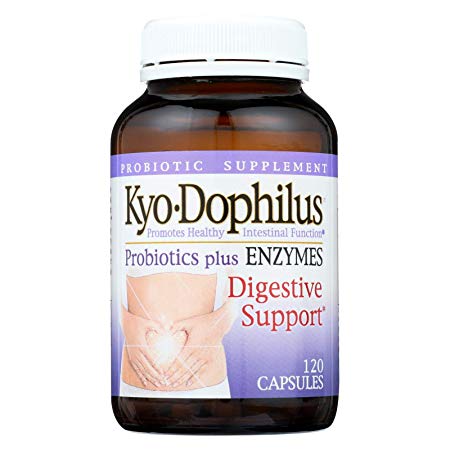 Kyolic Kyo-Dophilus Probiotics Plus Enzymes - 120 Capsules