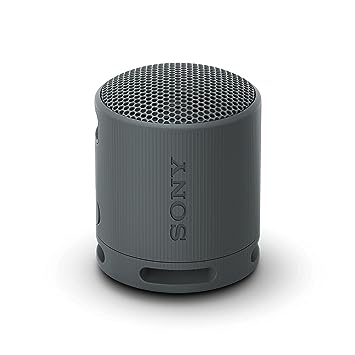 Sony SRS-XB100 Wireless Bluetooth Portable Lightweight Super-Compact Travel Speaker, Extra-Durable IP67 Waterproof & Dustproof, 16 Hrs Batt, Versatile Strap, Extra Bass and Hands-Free Calling-Black