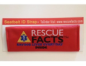 Rescue Facts Medical ID Seatbelt Strap