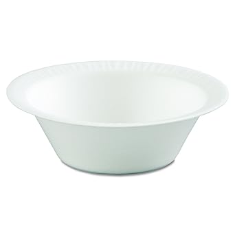 Dart 5BWWC 5-6 oz White Unlaminated Foam Bowl (Case of 1000)