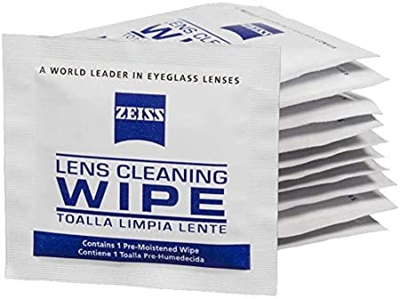 Zeiss Pre-Moistened Lens Cleaning Wipes - Cleans Bacteria, Germs and Without Streaks for Eyeglasses and Sunglasses-(100 Count)