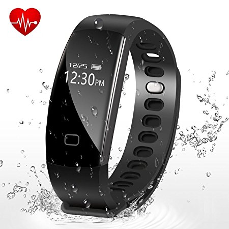 Fitness Tracker,Letufit Heart Rate Activity Tracker Smart Bracelet with Sleep Monitor,Pedometer for iOS & Android