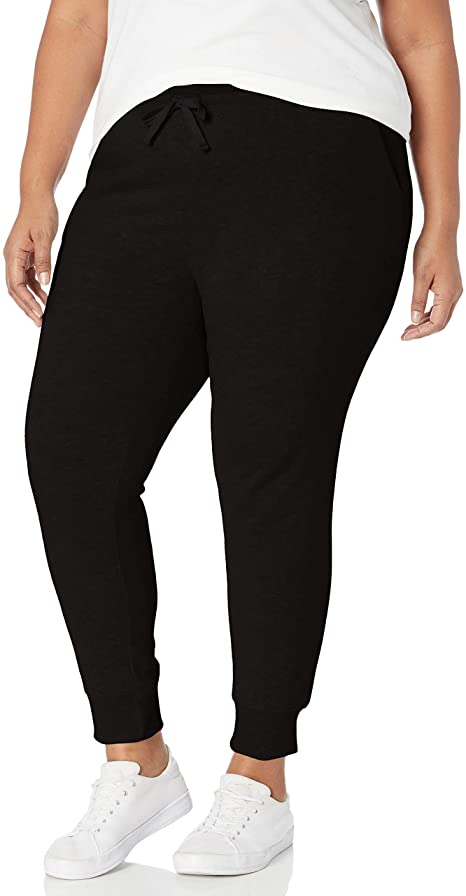 Amazon Essentials Women's Plus Size French Terry Fleece Jogger Sweatpant