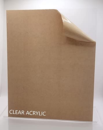 Clear Acrylic Plexiglass Sheet - 1/16" Thick Cast - 18" x 24"