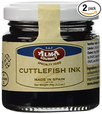 Alma Gourmet Cuttlefish Ink Jar 90 gr - Pack of 2