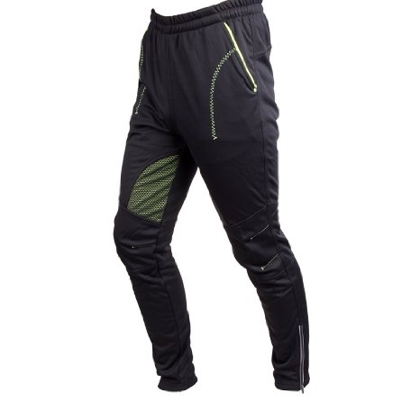 4ucycling Mens Windstopper Casual Outdoor and Multi Sporting Pants Fleeced