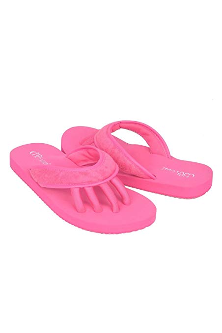 Super Light Pedi Couture Brand Pedicure Sandals For Women With Toe Separator (Multiple Colors and Sizing Available)