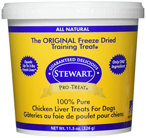 Stewart Freeze Dried Chicken Liver Dog Treat