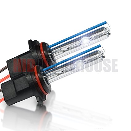 HID-Warehouse HID Xenon Replacement Bulbs - 9005 6000K - Light Blue (1 Pair) - 2 Year Warranty