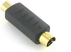 Valley Enterprises RCA Female to S-Video 4-Pin Male Gold Adapter