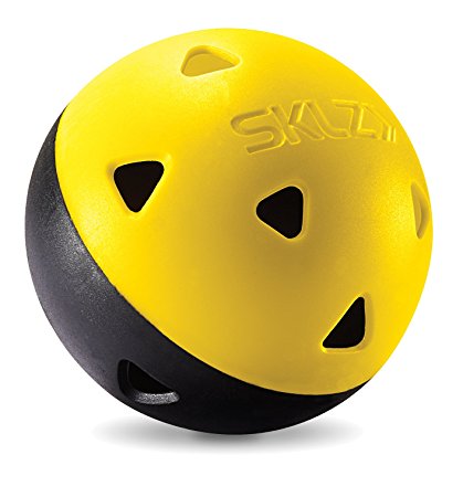 SKLZ Impact Golf Balls (Pack of 12) Limited True Flight Hitting Impact Golf Balls, Dent Resistant and Long Lasting, Stronger Alternative to Plastic Training Golf Balls, Perfect for Home Practice