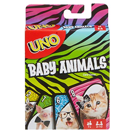 UNO Baby Animals Card Game