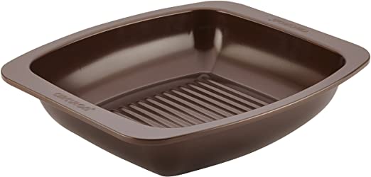 Circulon 47106 Nonstick Roaster / Roasting Pan with Rack - 16.5 Inch x 14 Inch, Brown