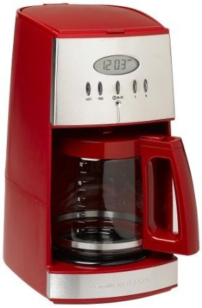 Hamilton Beach 12-Cup Coffee Maker with Glass Carafe, Ensemble Red (43253RA)