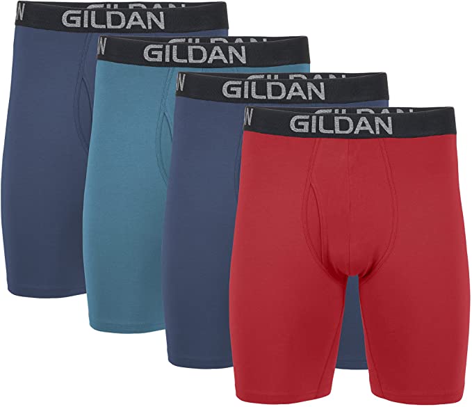 Gildan Men's Cotton Stretch Boxer Briefs, Multipack