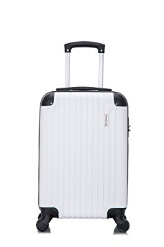 TravelCross Columbia Carry On Lightweight Hardshell Spinner Luggage