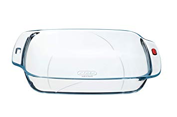 Pyrex Reflections - Medium Glass Rectangular Roaster - L33 x W23 x H6 cm, 2.6L