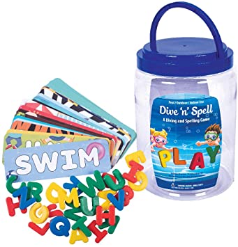 GAME 44024-BB Dive'n'Spell Kids Pool Toy, Multi