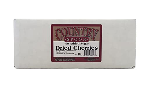 No Sugar Added Dried Tart Montmorency Cherries (4 lb.) by Country Spoon
