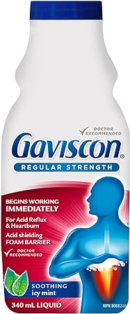 (CN) Gaviscon Soothing Liquid ICY Mint, Gaviscon Liquide Apaisant Menthe Glacee