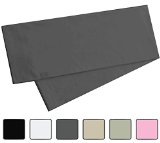 Body Pillowcase Gray 100 Cotton 300 Thread Count By American Pillowcase - fits 20 x 54 and 20 x 52