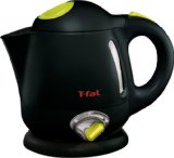 T-fal BF6138 Balanced Living 4-Cup 1750-Watt Electric Travel Cordless Kettle with Variable Temperature and Auto Shut Off 1-Liter Black