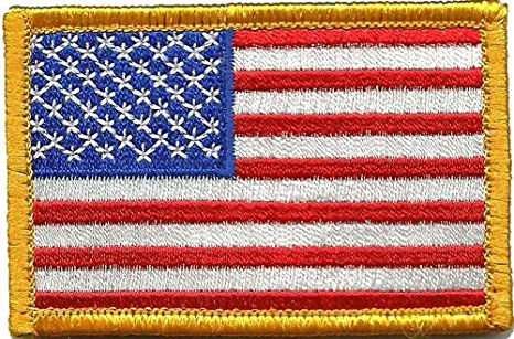 Tactical USA Flag Patch - Red White & Blue