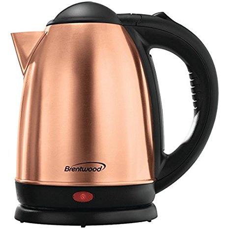 Brentwood 1.7 Liter Rose Gold Electric Stainless Steel Kettle KT-1790RG